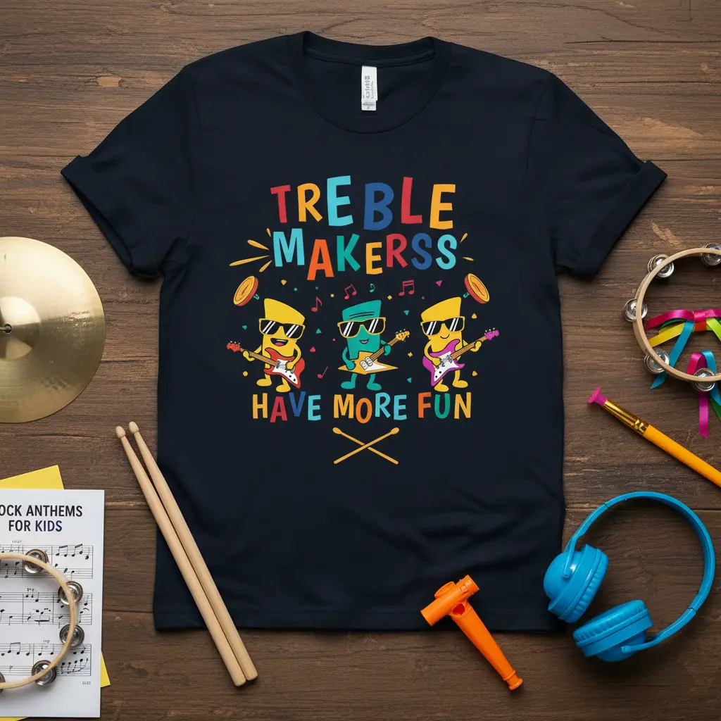 Treble Makerss Have More Fun T-Shirt Music Lover Gift