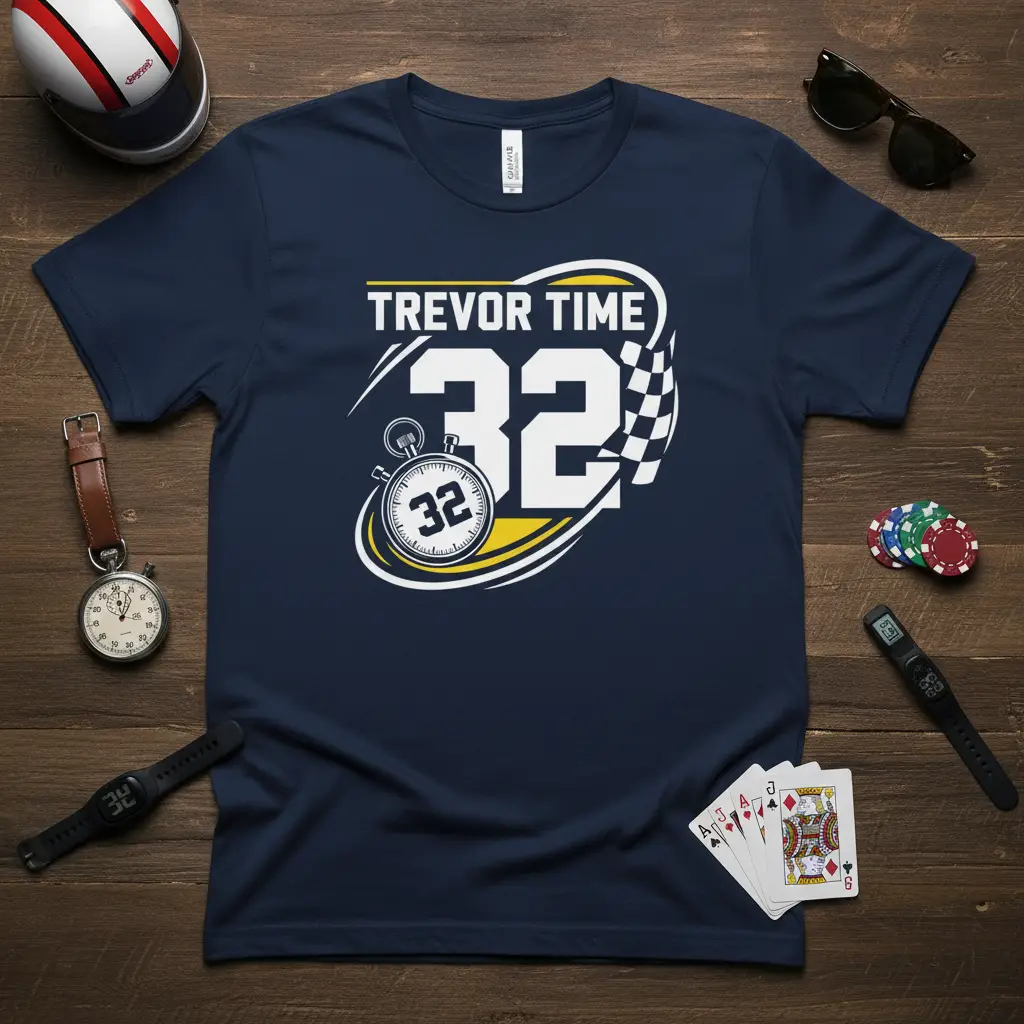 Trevor Time 32 Racing T-Shirt Sports Fan Gift