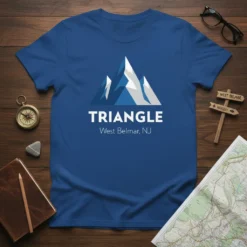 TRIANGLE West Belmar NJ eye-catching graphic design printed on comfortable cotton t-shirt
