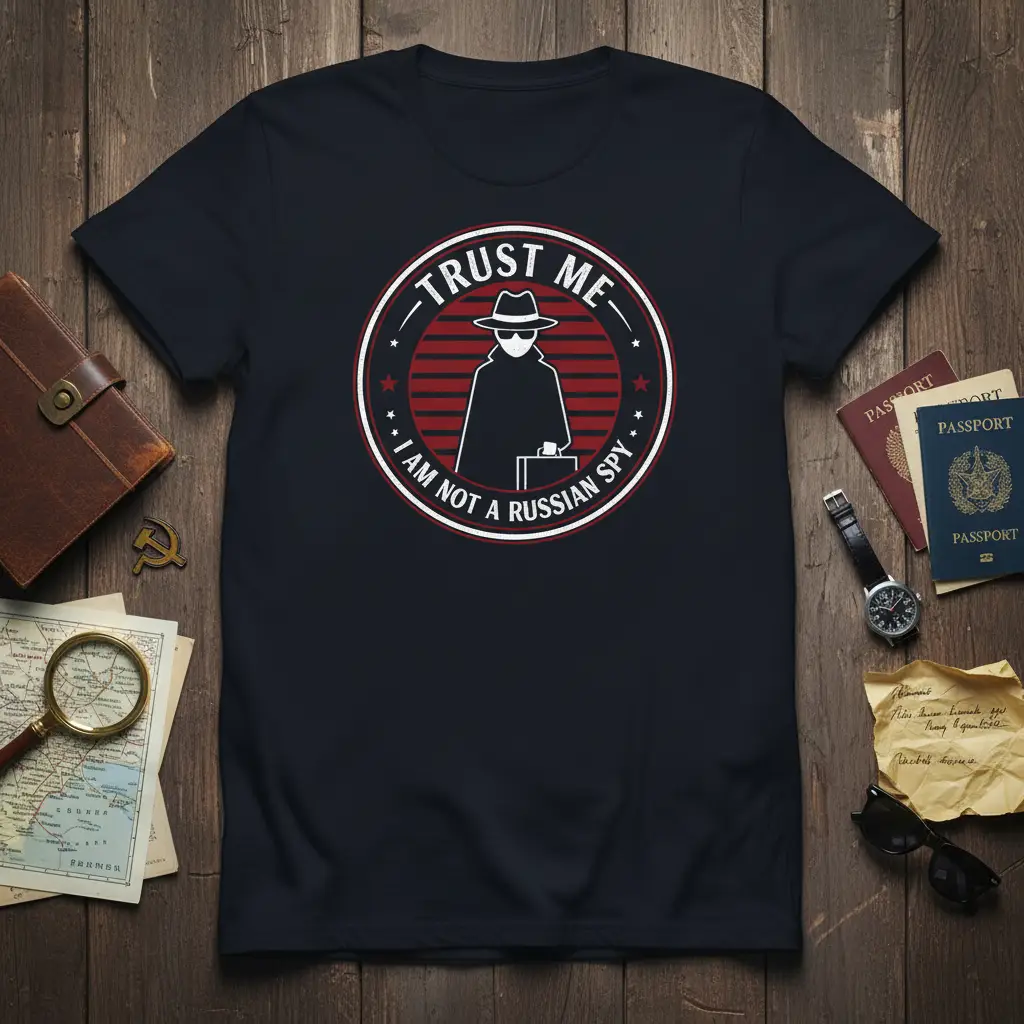 Trust Me I Am Not a Russian Spy T-Shirt Humorous Gift