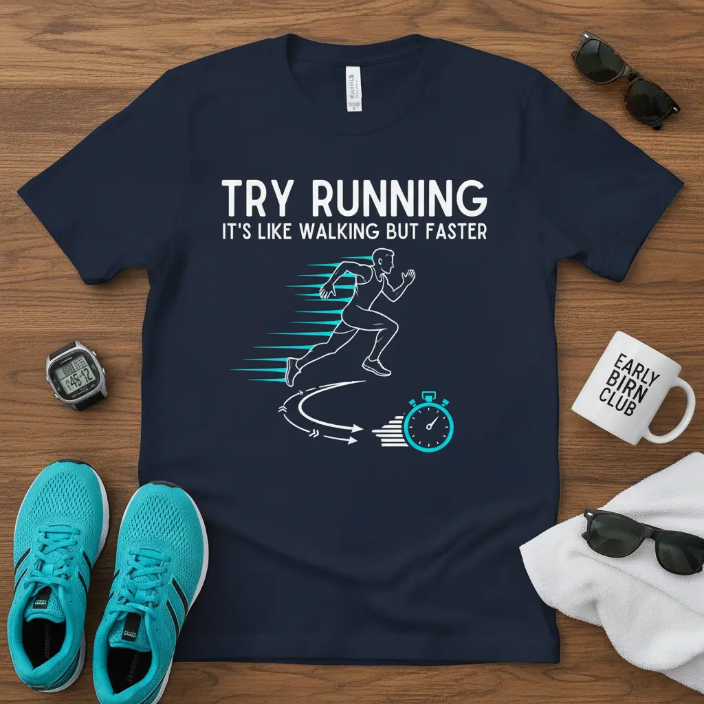 Try Running It’s Like Walking but Faster T-Shirt