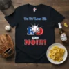 T-shirt with "Tu Ta' Loco Eh R D CON NO!!!!" text and a baseball graphic, representing Dominican Republic pride