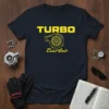 TURBO turbo detailed graphic design printed on comfortable cotton t-shirt