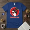 Turkish Girl t-shirt design with a woman wearing sunglasses featuring Turkish flag and red bandana