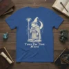 T'was The 'Tism M'lord t-shirt design with a wizard frog holding a staff and wearing a hat, set against a