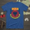 UÇK Ushtria Çlirimtare E Kosovës T-Shirt with double-headed eagle emblem and Albanian flag colors