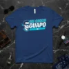 Un Chico Guapo T-Shirt with a cartoon man wearing sunglasses and bold Spanish text
