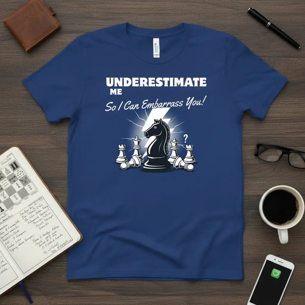 Underestimate Me So I Can Embarrass You! Chess T-Shirt