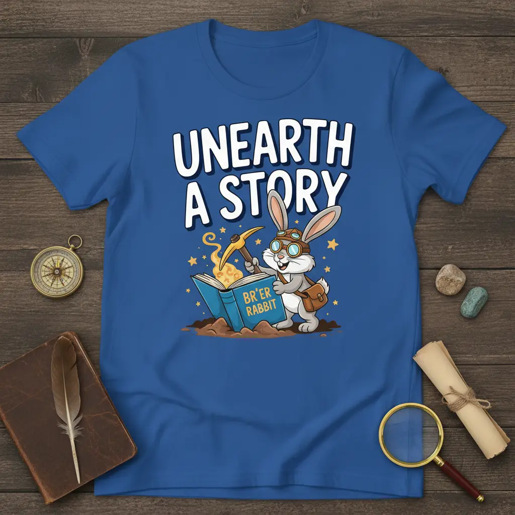 Unearth a Story Br’er Rabbit T-Shirt Fun Reading Gift