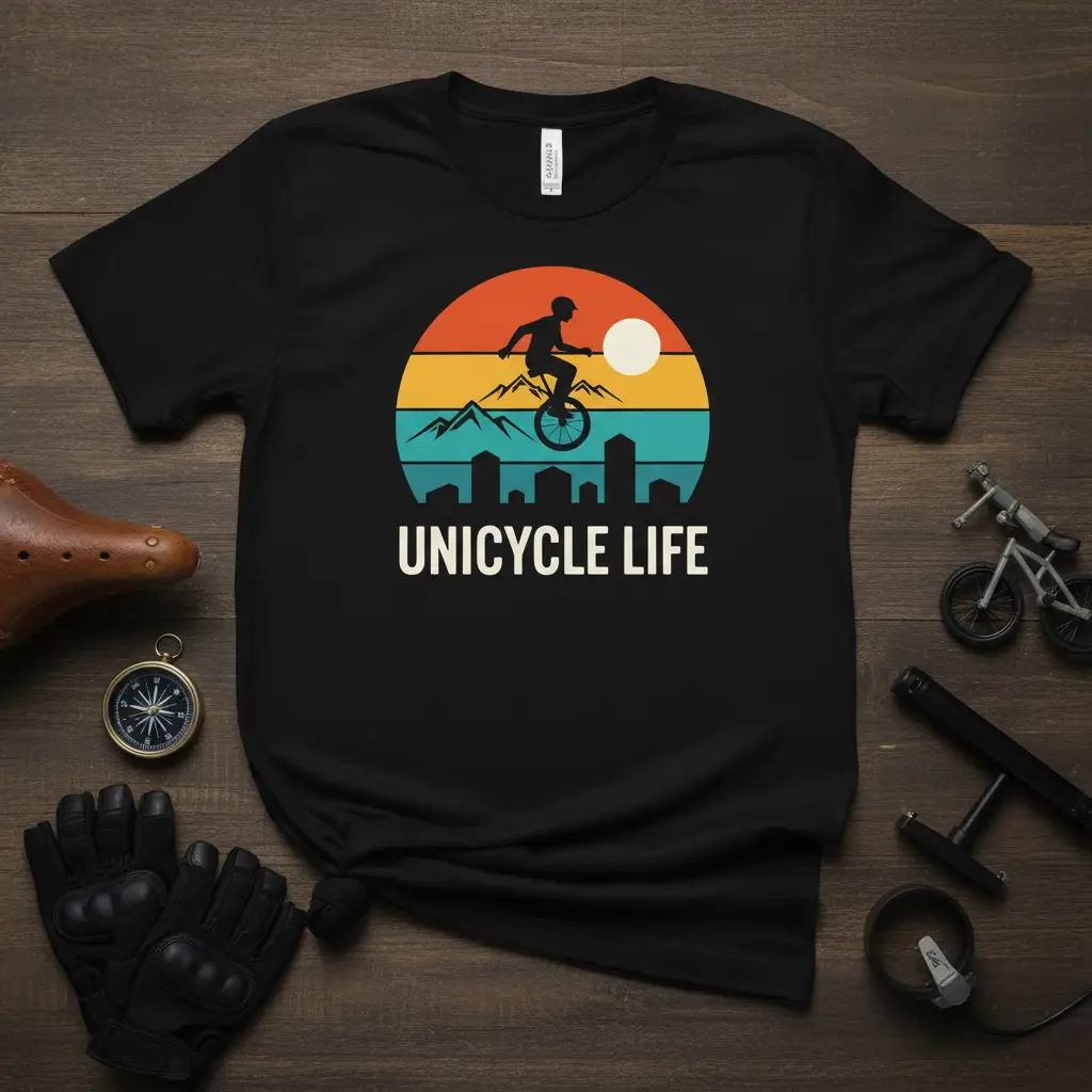 Unicycle Life T-Shirt Unique Gift for Cyclists