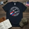 United States Air Force T-Shirt with two fighter jets and red, white, and blue trails