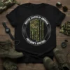 United States Of America Freedom's Sentinel t-shirt with camouflage American flag design