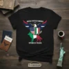 United States of America Repubblica Italiana T-Shirt design featuring an eagle, USA flag, and Italian flag with text