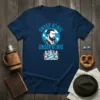 Unser König Unser König T-Shirt design with a man's portrait in a circle and the Bavarian coat of arms below