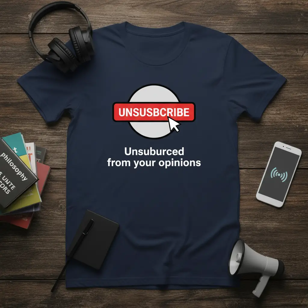 Unsubscribed From Your Opinions Funny Quote T-Shirt
