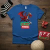Up The Town Dragon Soccer eye-catching graphic design printed on comfortable cotton t-shirt