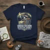 Urban Racoon Detective Agency T-Shirt with the text 'Trash Can Mysteries Solved' featuring a raccoon in a detective hat and