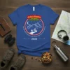 Vegas Hikers 10th Annual Charleston Series 2023 t-shirt design featuring mountains, a trail, and event details