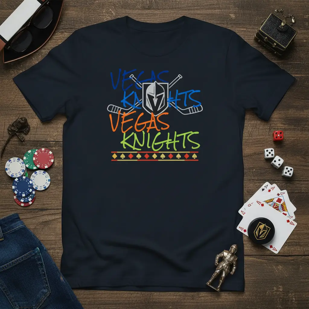 Vegas Knights Hockey Fan T-Shirt Game Day Apparel