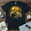 Vintage Taxi New York City bold graphic design printed on comfortable cotton t-shirt