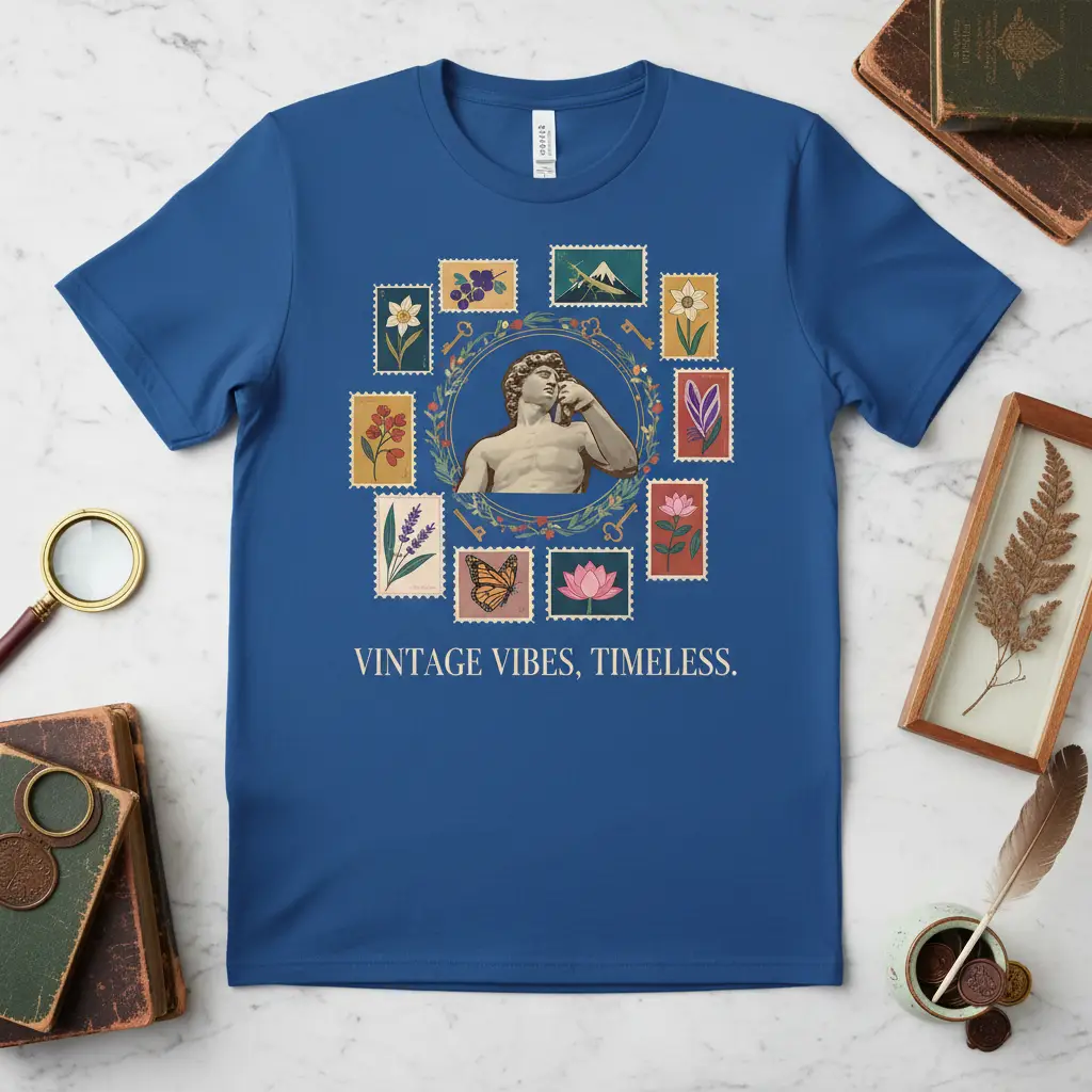 Vintage Vibes Timeless T-Shirt Classic Art Design
