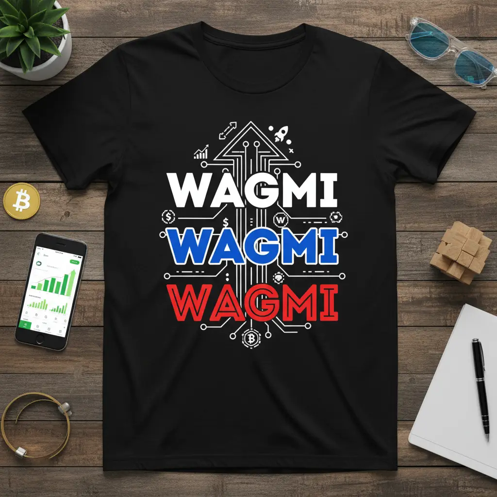 Wagmi Wagmi Wagmi Crypto T-Shirt Bitcoin Investor Gift