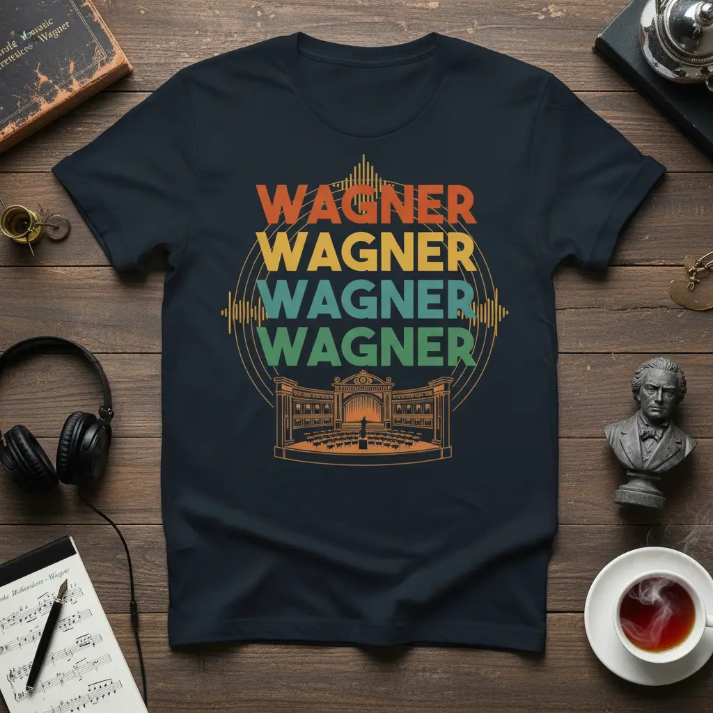 Wagner Wagner Wagner Wagner T-Shirt Opera Music Gift