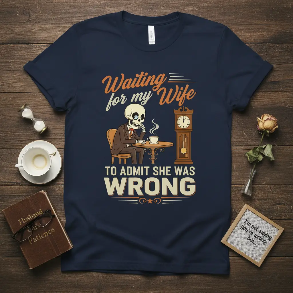 Waiting for My Wife to Admit She Was Wrong Tee