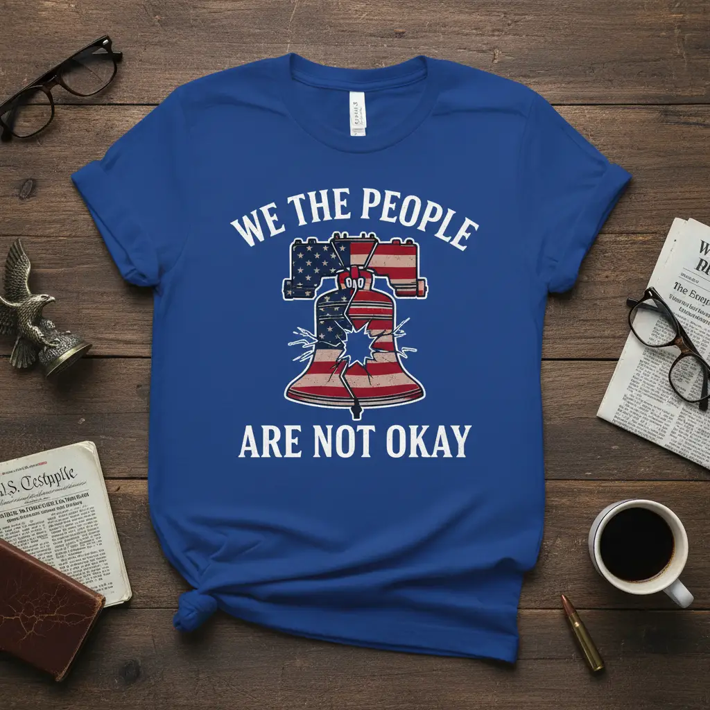 We the People Are Not Okay T-Shirt | Patriotic Usa