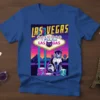 Welcome to Fabulous Las Vegas Cat T-Shirt with a cool cat sitting in front of the iconic Las Vegas sign