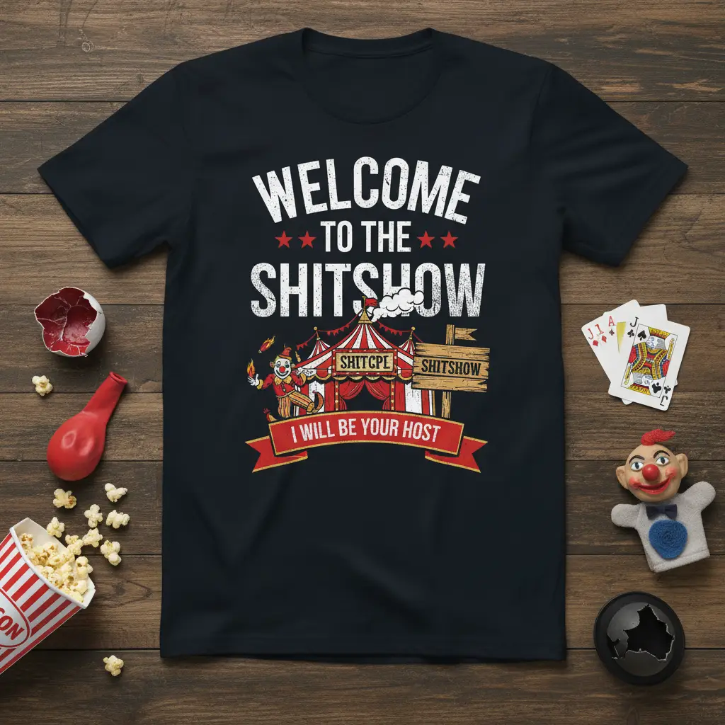 Welcome to the Shitshow I Will Be Your Host T-Shirt