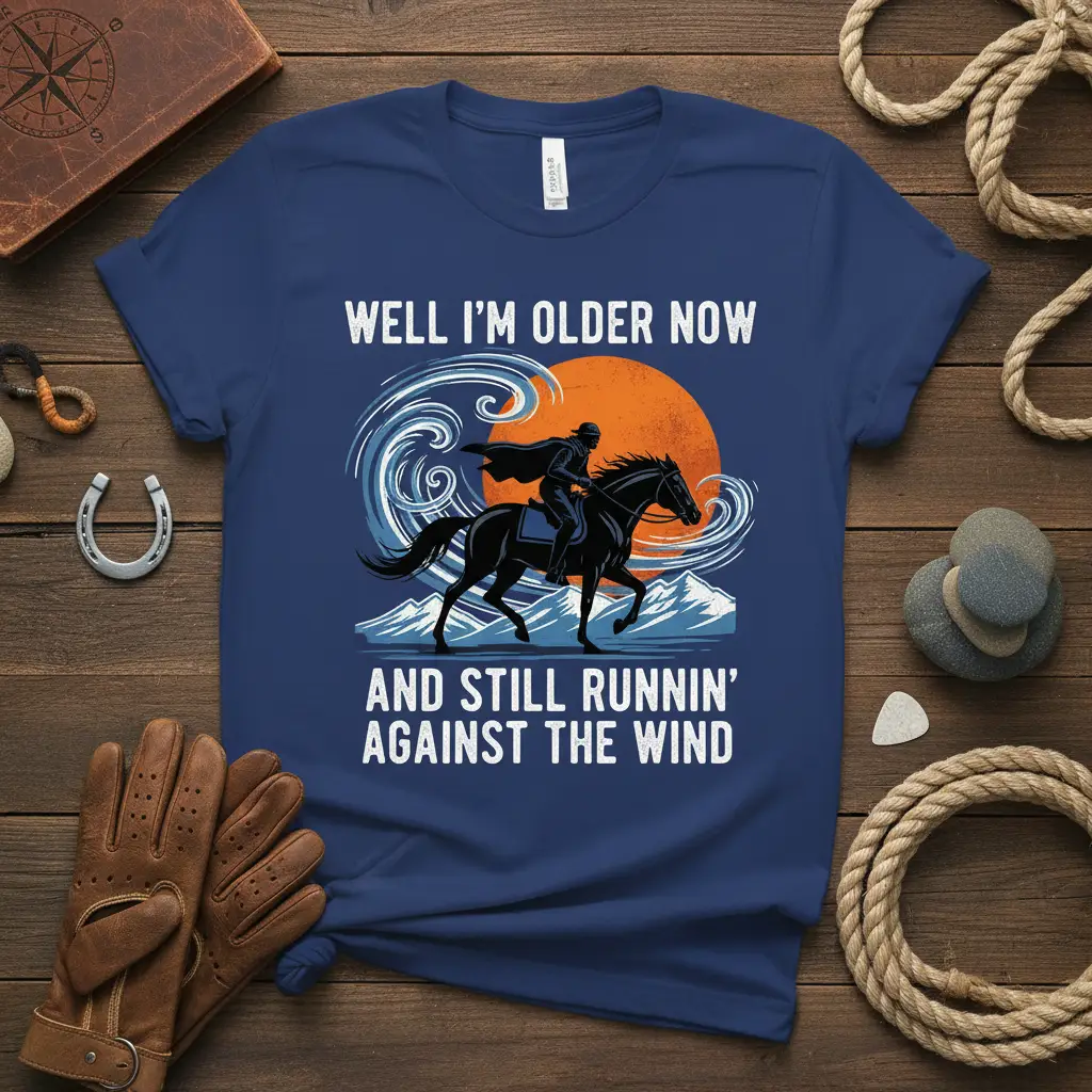 Well I’m Older Now and Still Runnin’ Against the Wind Tee