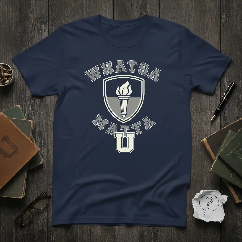 Whatsa Matta U College Humor T-Shirt Graduation Gift