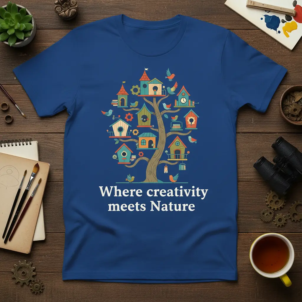 Where Creativity Meets Nature T-Shirt Artistic Tree Design