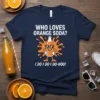 WHO LOVES ORANGE SODA? I DO I DO I DO-HOO! text with a cartoon orange soda bottle graphic on a