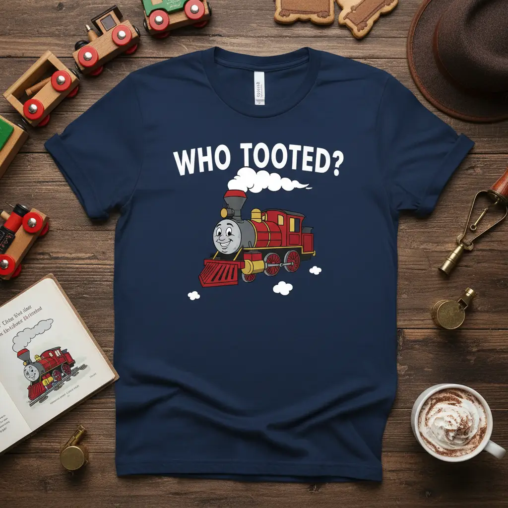 Who Tooted? Funny Train T-Shirt for Enthusiasts