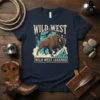 Wild West Legends Bison T-Shirt eye-catching graphic design printed on comfortable cotton t-shirt