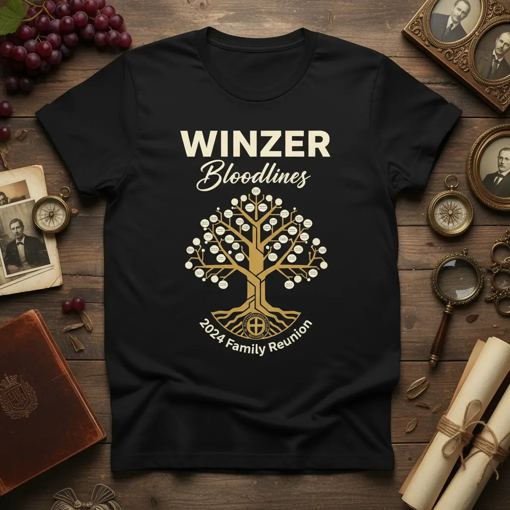 Winzer Bloodlines 2024 Family Reunion T-Shirt