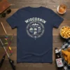 WISCONSIN CHEESE CURD OLD text design featuring bold typography on quality t-shirt