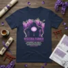 WISTERIA FLOWER LOVE SOLIDARITY text design featuring stylish typography on quality t-shirt