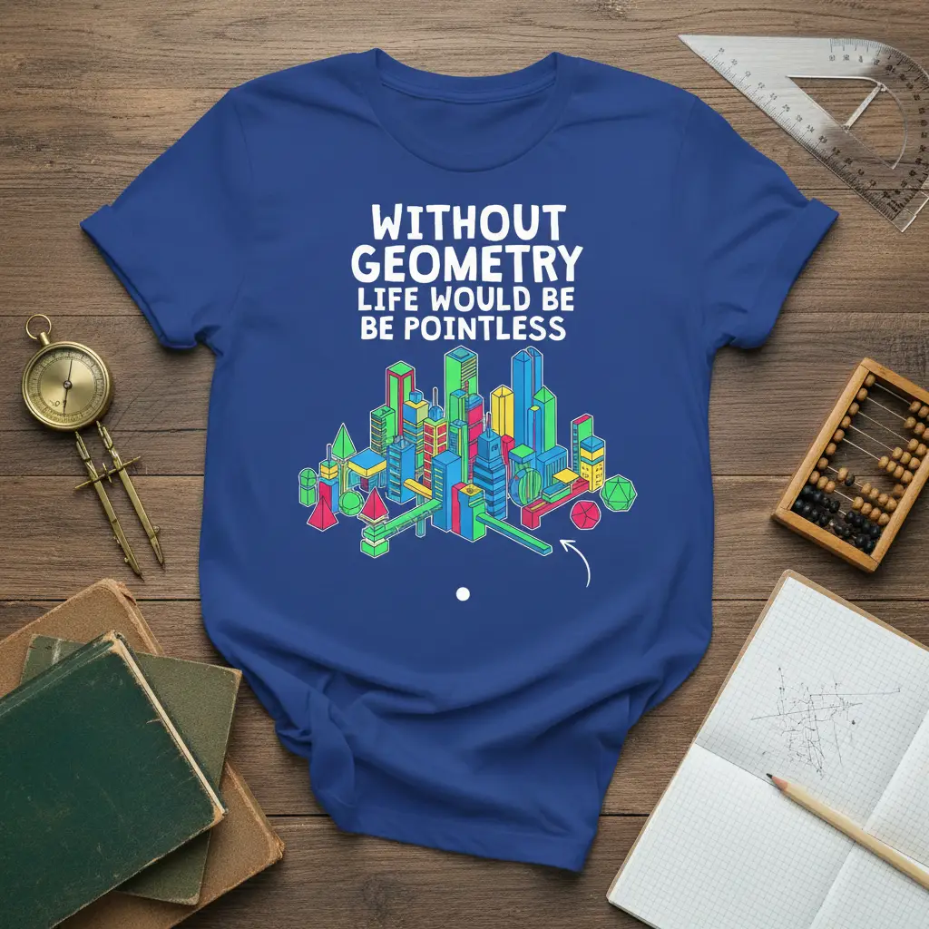 Without Geometry Life Would Be Pointless Math Tee