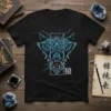 Wolf Kanji unique graphic design printed on comfortable cotton t-shirt