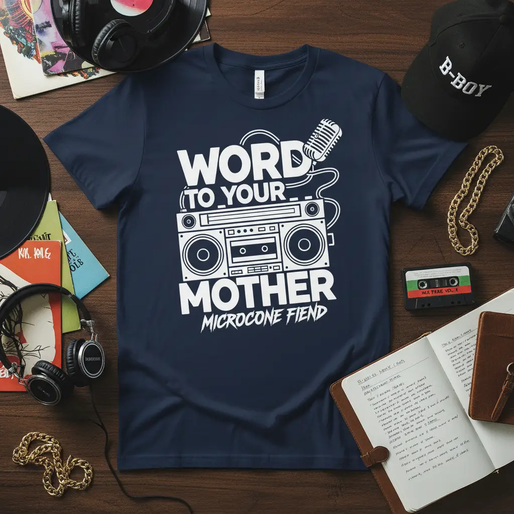 Word to Your Mother Microcone Fiend Hip Hop T-Shirt