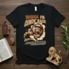 Yahshua Is Comin' Back t-shirt with a roaring lion and Isaiah 31:4 scripture text. Religious faith apparel