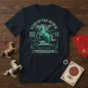 Year of the Horse Guardian of Prosperity Chinese Calendar t-shirt design with a majestic horse and traditional symbols