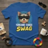 YORKSHIRE TERRIER SWAG creative graphic design printed on comfortable cotton t-shirt