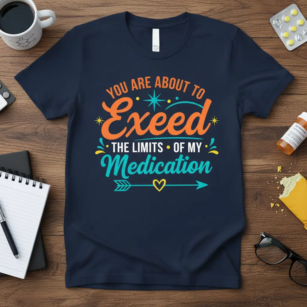 You Are About to Exceed My Medication Funny T-Shirt