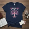 Christian t-shirt with "You Are So Loved John 3:16" text and a pink and blue tree of life graphic with