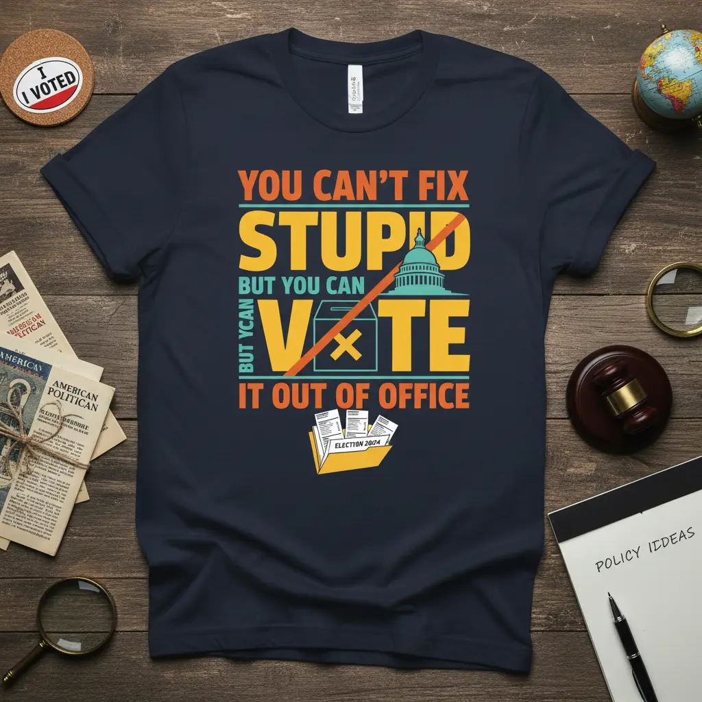 You Can’t Fix Stupid but You Can Vote It Out of Office Tee
