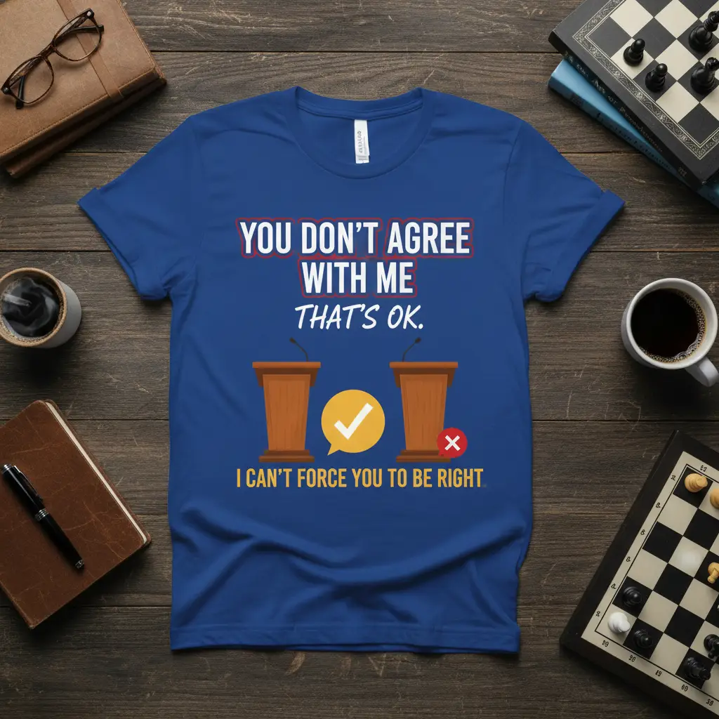 You Don’t Agree With Me That’s Ok Funny Quote T-Shirt